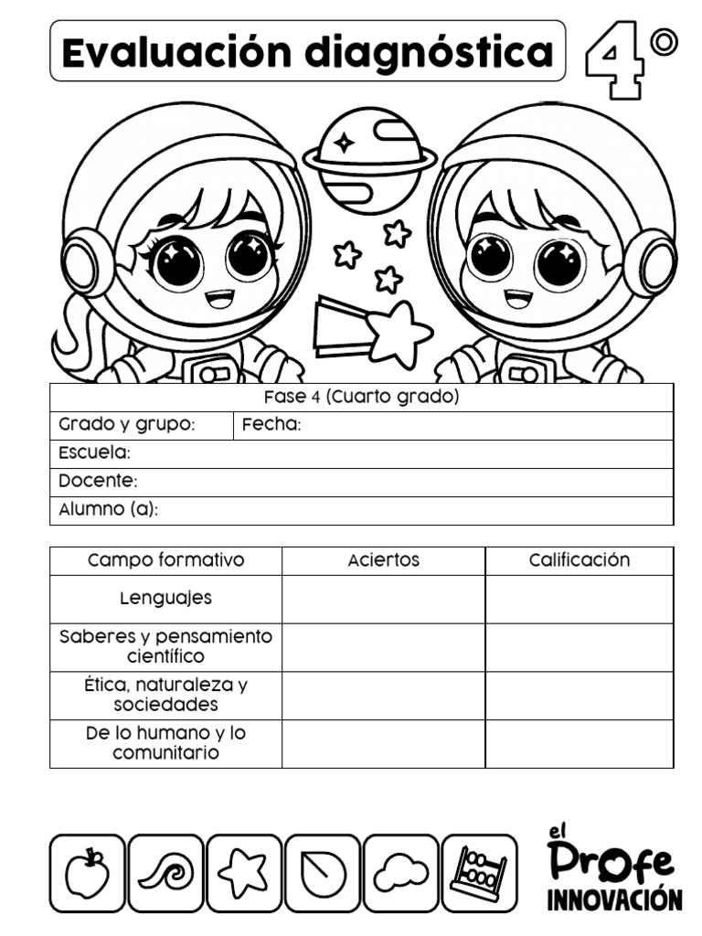 Evaluación Diagnóstica Cuarto Grado | PDF