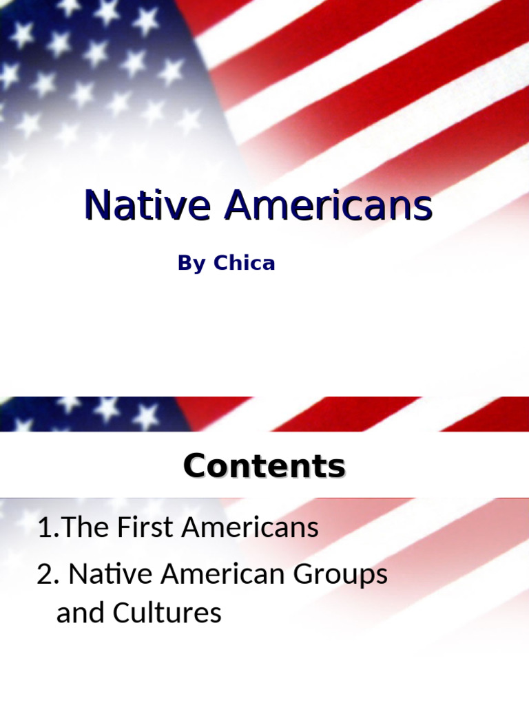 Overview of Native American Cultures | PDF | Native Americans In The ...