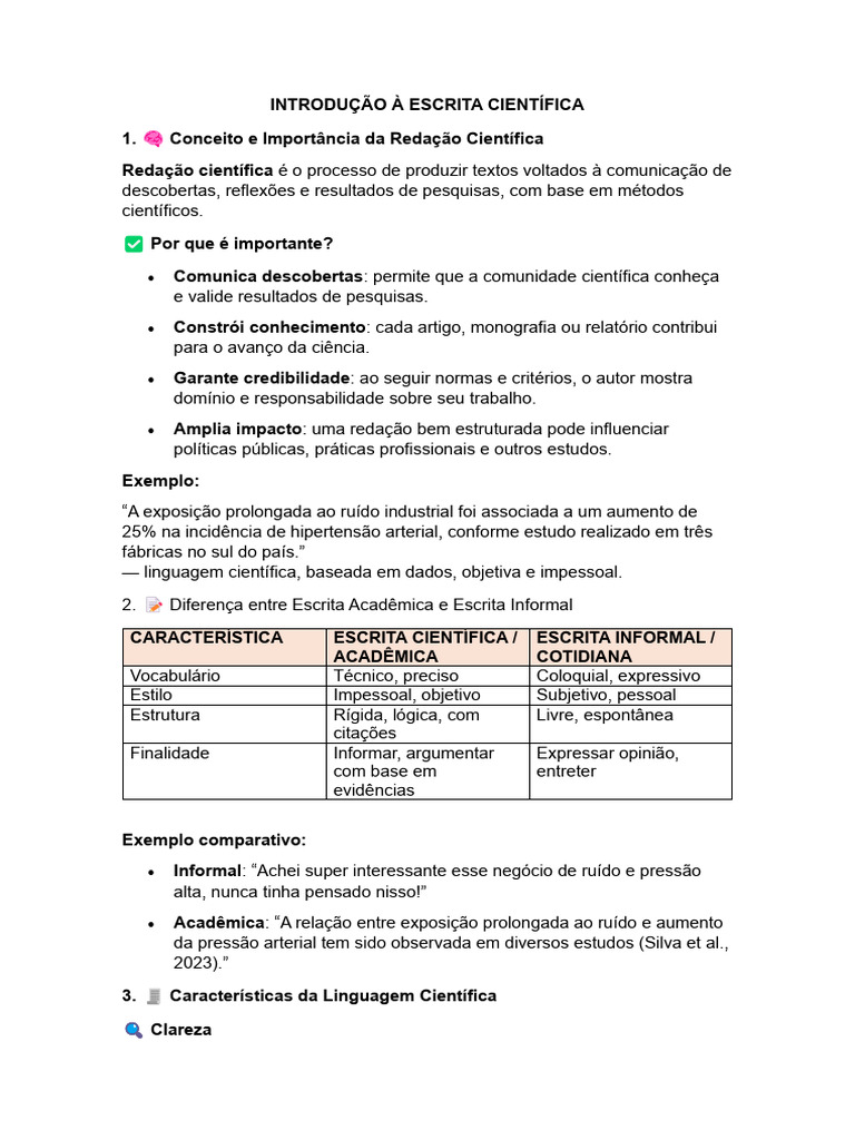 Guia Prático de Redação Científica | PDF | Science | Escrita