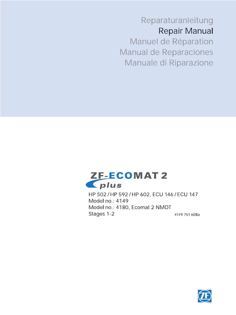 ZF Ecomat 2 | PDF