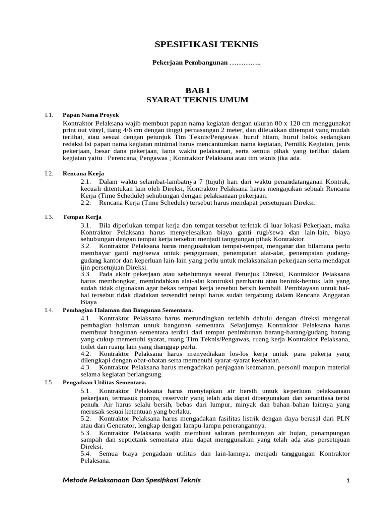 Spektek Pondok Gamping | PDF