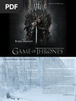 Game Of Thrones Puzzle Of Westeros World Of A Song Of Ice And