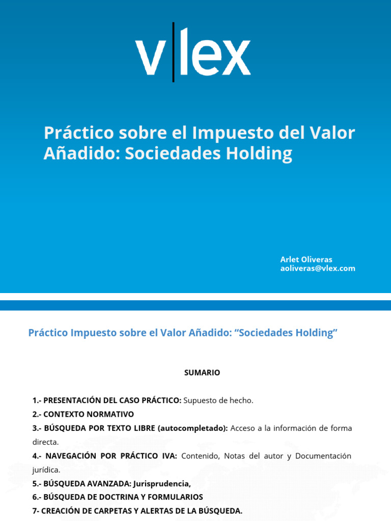 IVA y Sociedades Holding: Deducciones | PDF | Impuestos | Dividendo