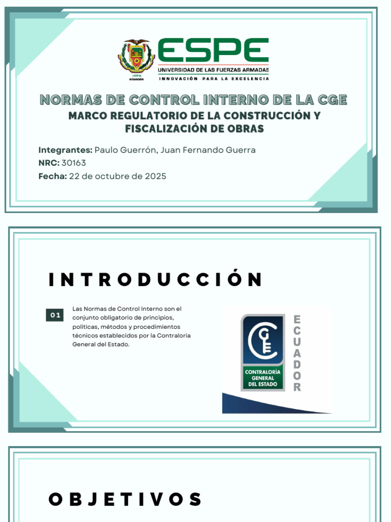 Normas de Control Interno CGE 2023 | PDF | Presupuesto | Estudio de ...