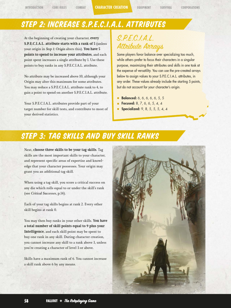 Fallout Core Rulebook Digital Release - February 2023-60 | PDF | Role ...