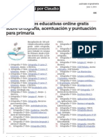 100 Actividades Educativas Online Gratis Sobre Ortografia Acentuacion y Puntuacion Para Primaria