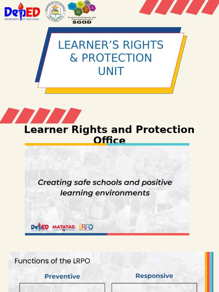 LRP Presentation Shnu Sept. 25 | PDF