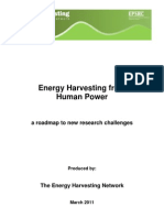 Energy Harvesting From Human Power: A Roadmap To New Research Challenges