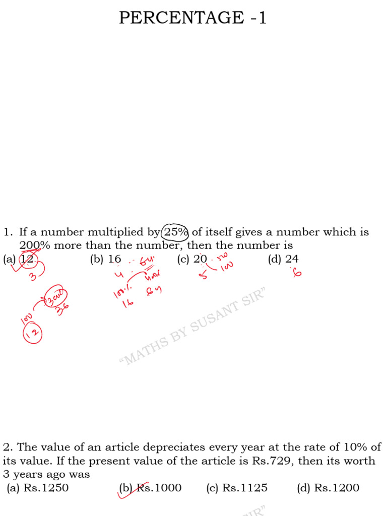 Percentage 1 | PDF | Percentage | Economies