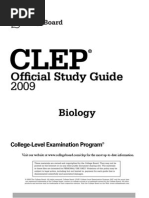 79702943 Biology CLEP Study Guide