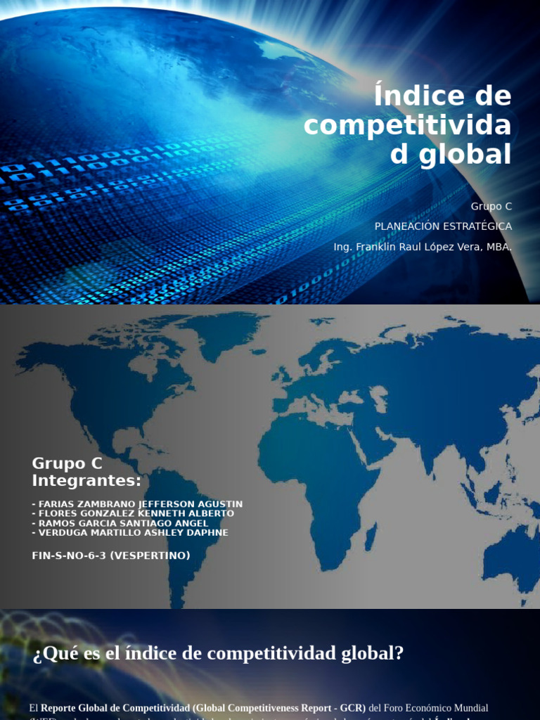 U1 S4 Trabajo Autónomo - Índice de Competitividad Global | PDF | foro ...