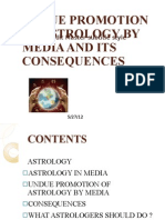 Undue Promotion of Astrology by Media and Its Consequences: Click To Edit Master Subtitle Style