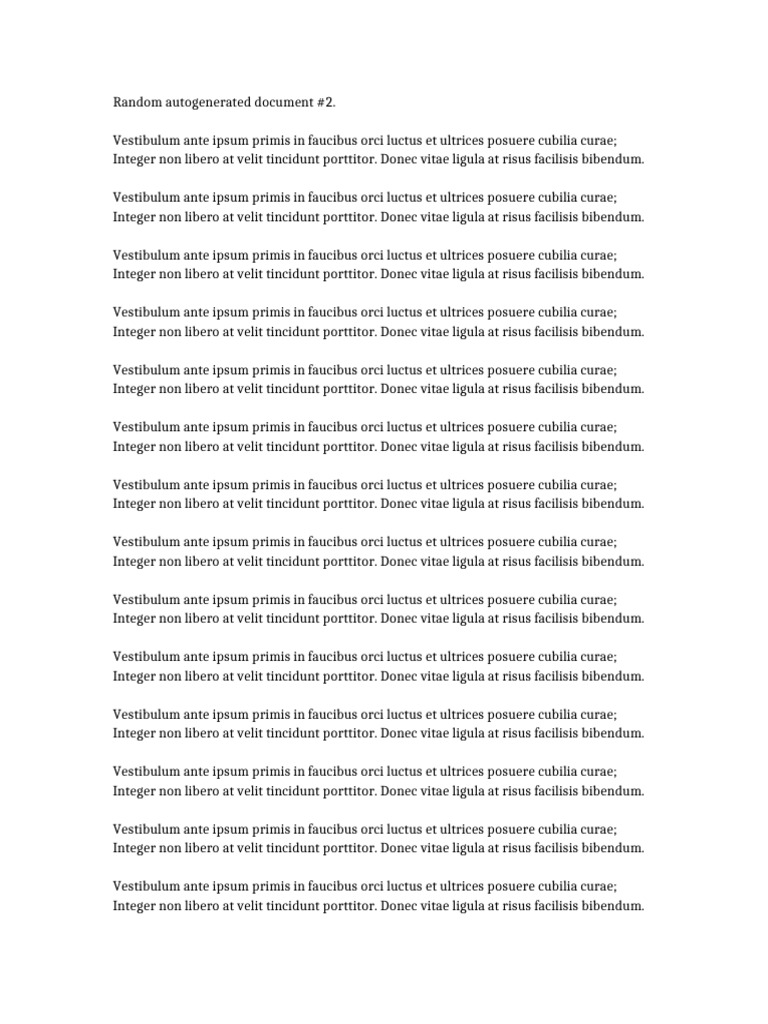 Random Document 2 | PDF