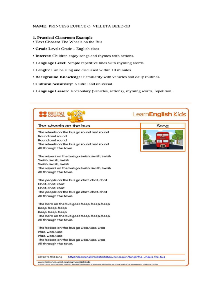 Classroom Texts for Language Learning | PDF | English Language | Poetry