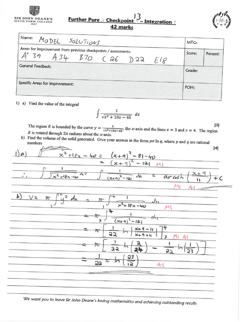 Checkpoint 13 - Model Solutions | PDF