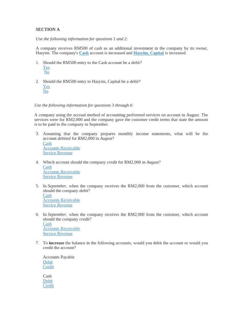 Excercise 3 | PDF | Debits And Credits | Balance Sheet
