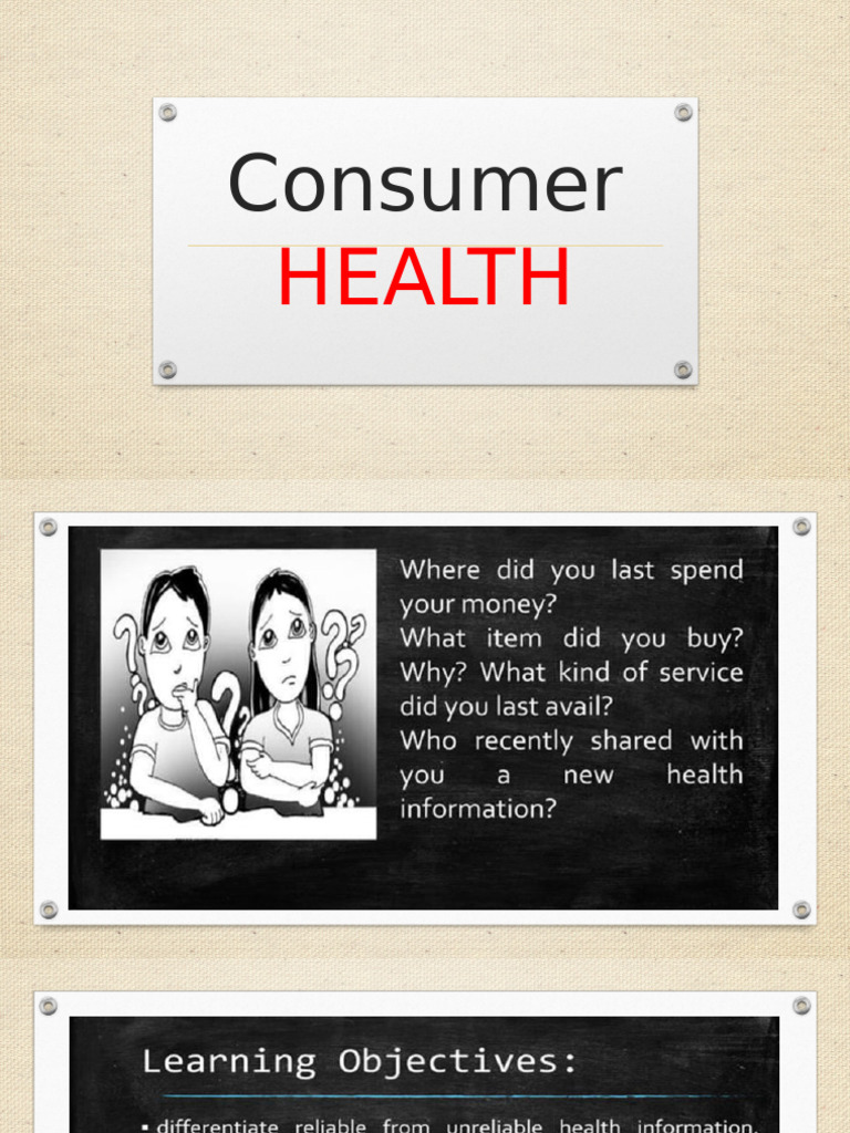Consumer Health | PDF | Cosmetics | Over The Counter Drug