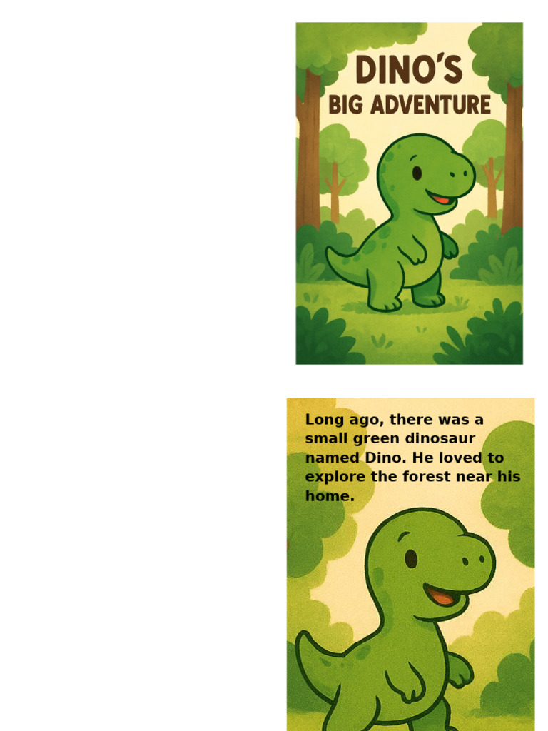 Dino's Adventure and Nature's Wonders | PDF