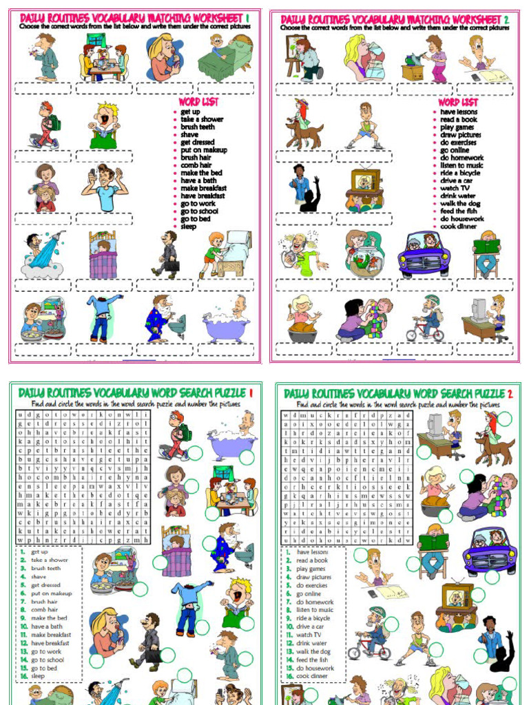 Daily Routines | PDF