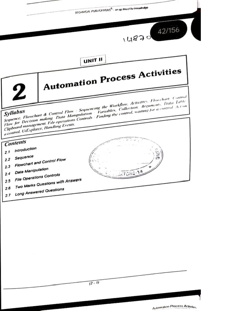 Robotic Process Automation Workflow Guide | PDF | Automation | Workflow