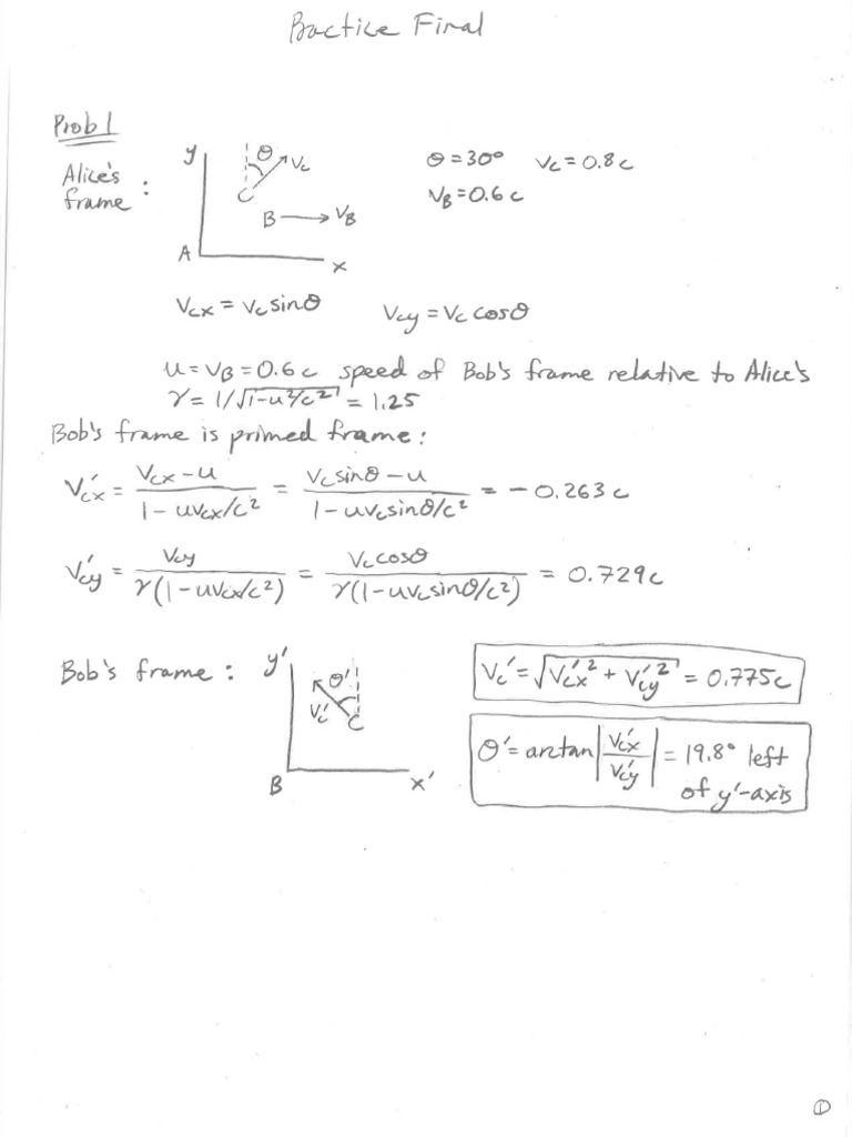 Final Practice Solutions | PDF