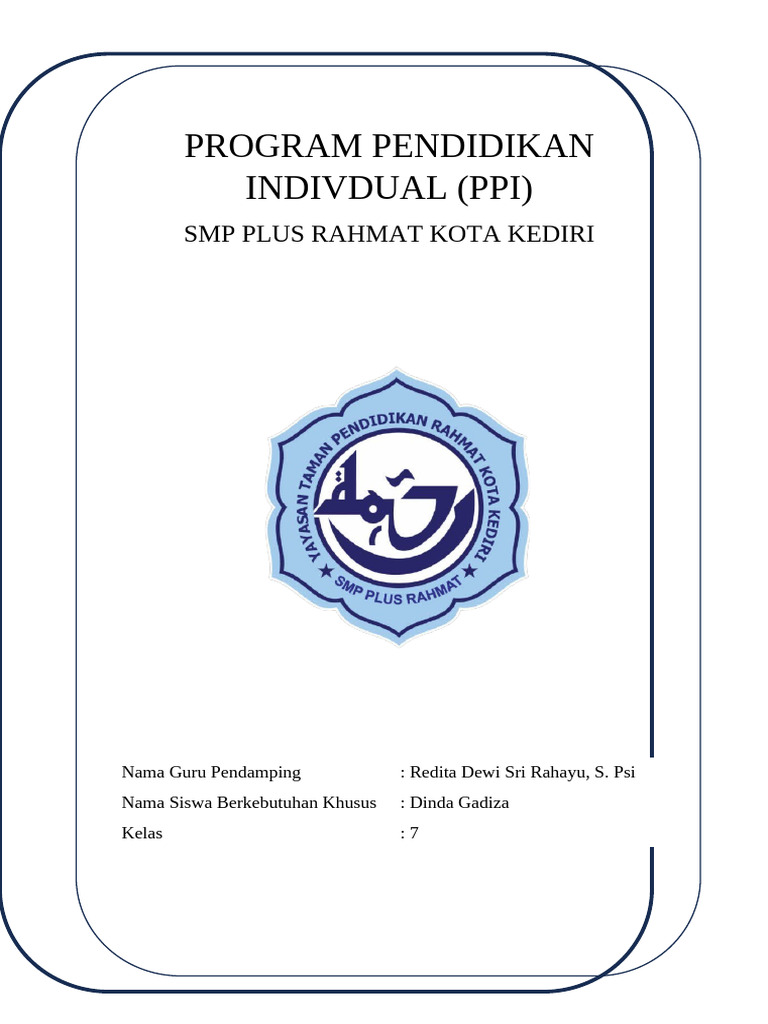 Program Pendidikan Individual untuk Dinda | PDF
