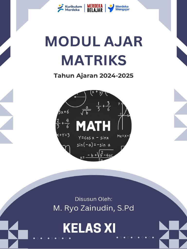 Modul Ajar Matematika Kelas Xi | PDF