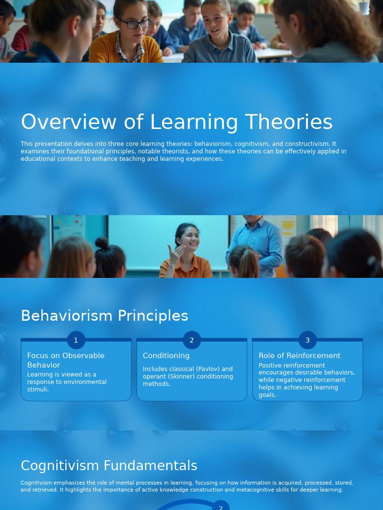 Overview of Learning Theories | PDF | Constructivism (Philosophy Of ...