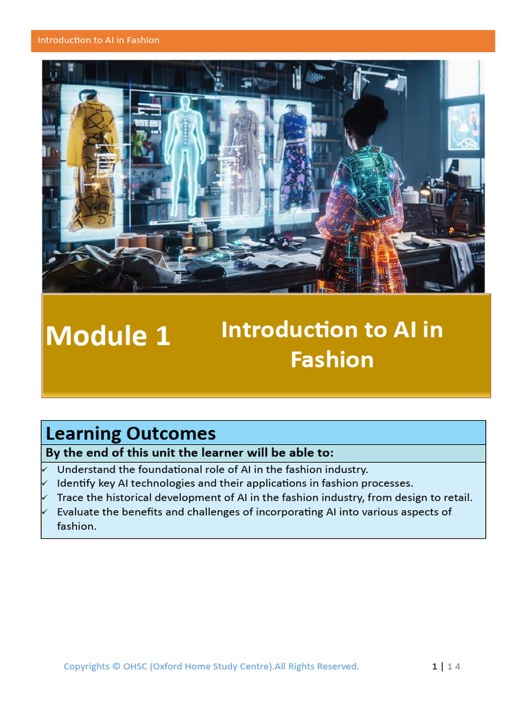 AI's Impact on Fashion Industry | PDF | Artificial Intelligence ...