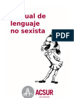 Manual de Lenguaje No Sexista