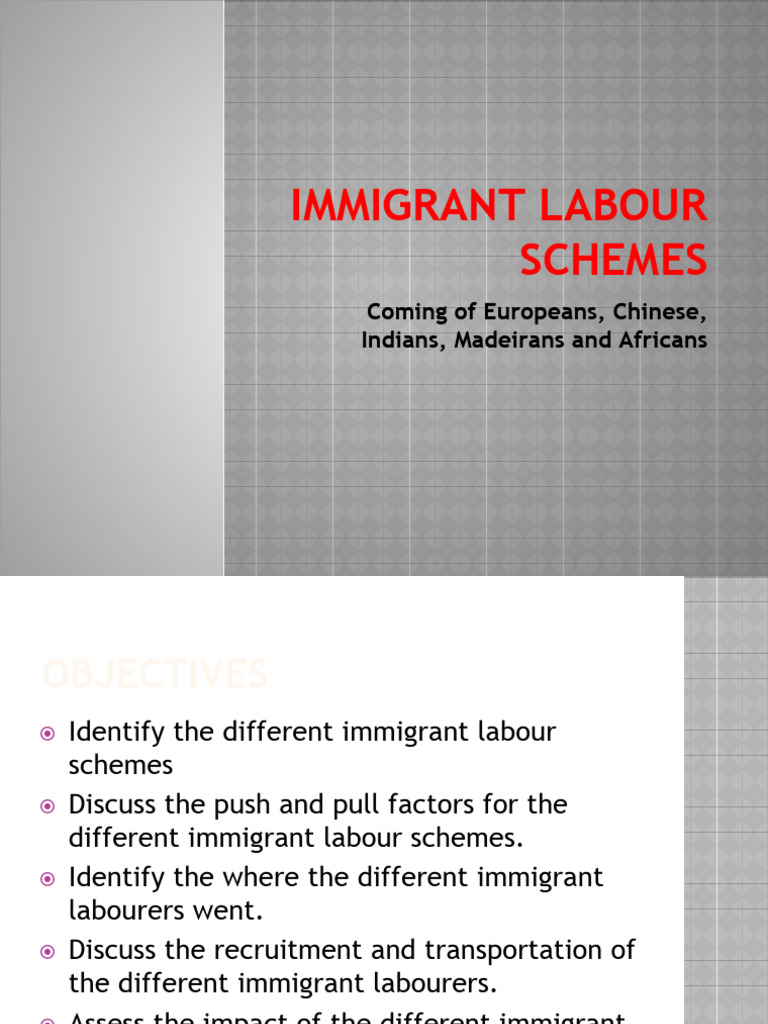Immigrant Labour Schemes in the Caribbean | PDF | Caribbean | Guyana