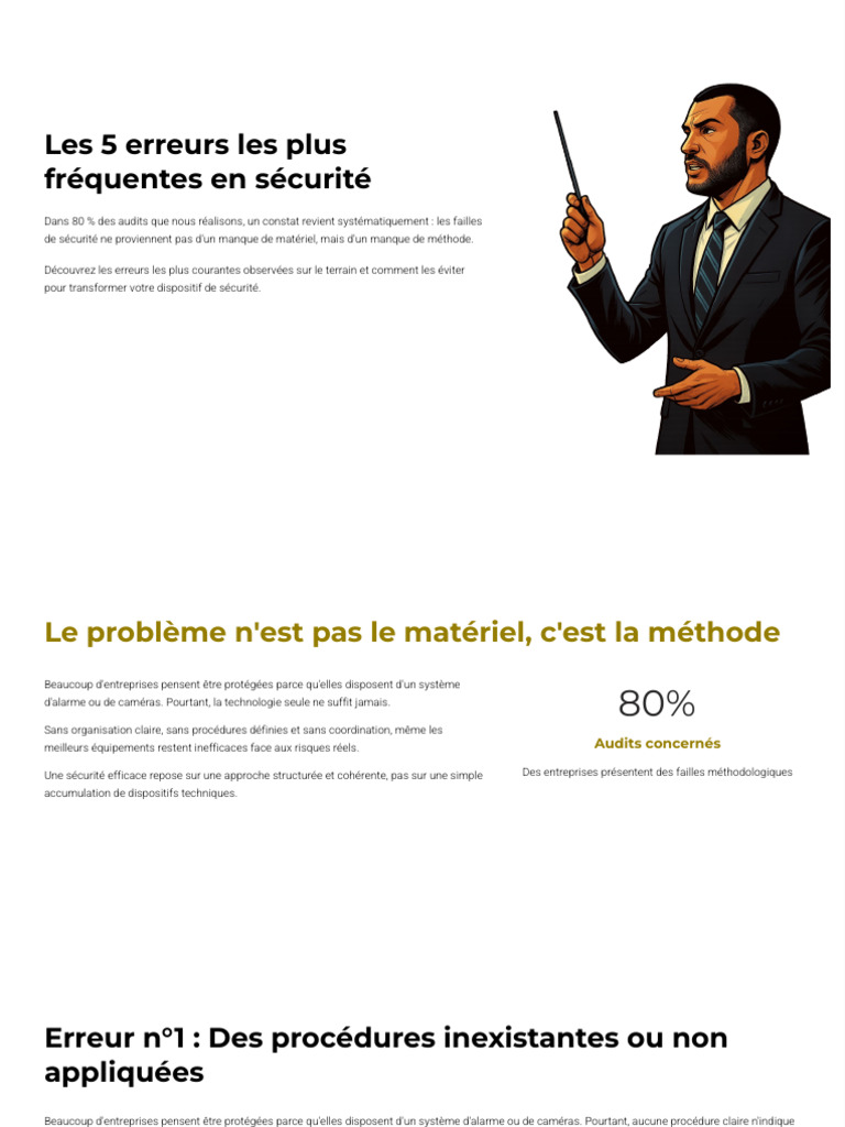 5 erreurs courantes en sécurité à éviter | PDF | Sécurité des systèmes ...
