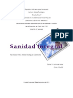 Sanidad Integral