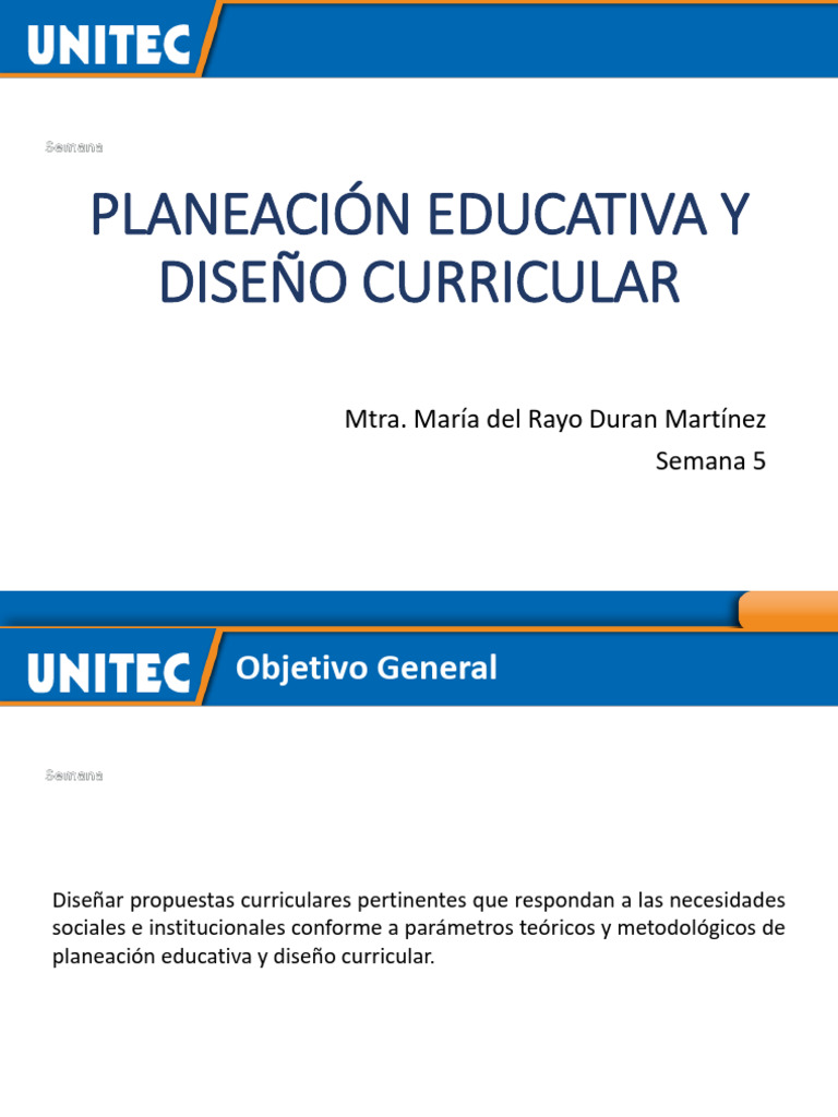 Semana 5 | PDF | Plan de estudios | Evaluación