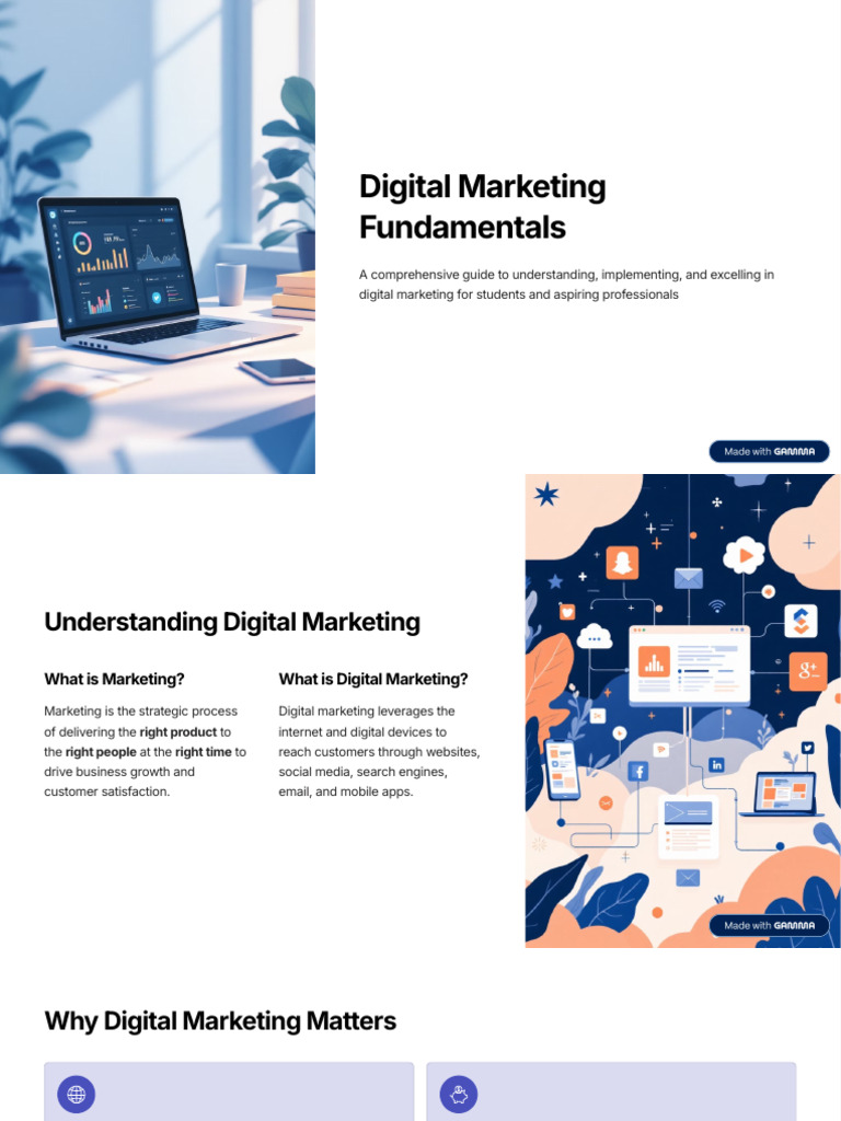Digital Marketing Fundamentals | PDF | Digital Marketing | Search ...