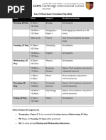 QCAA External Exam Timetable 2025 | PDF | Science