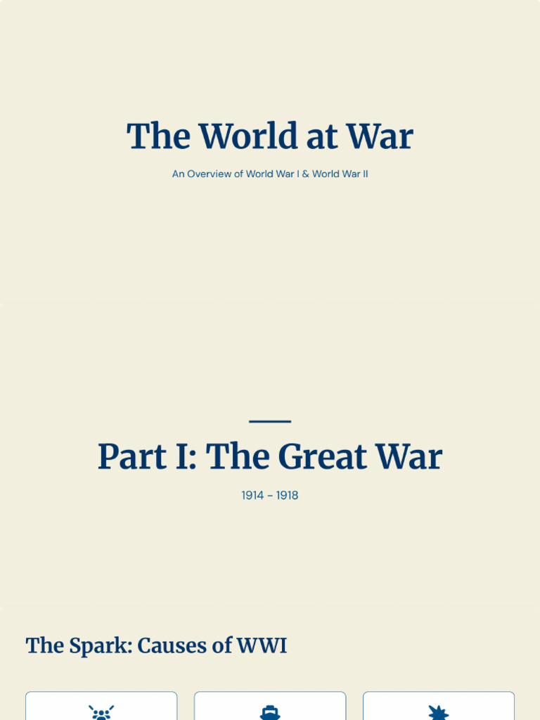 The World at War | PDF