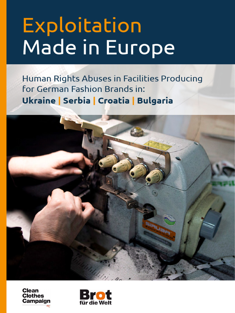 Human Rights Abuses in EU Fashion Supply | PDF | Cost Of Living ...