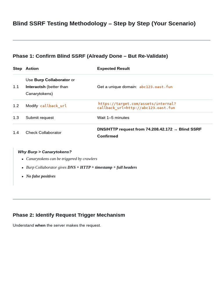 Blind SSRF Testing Guide: Step-by-Step | PDF | Domain Name System ...