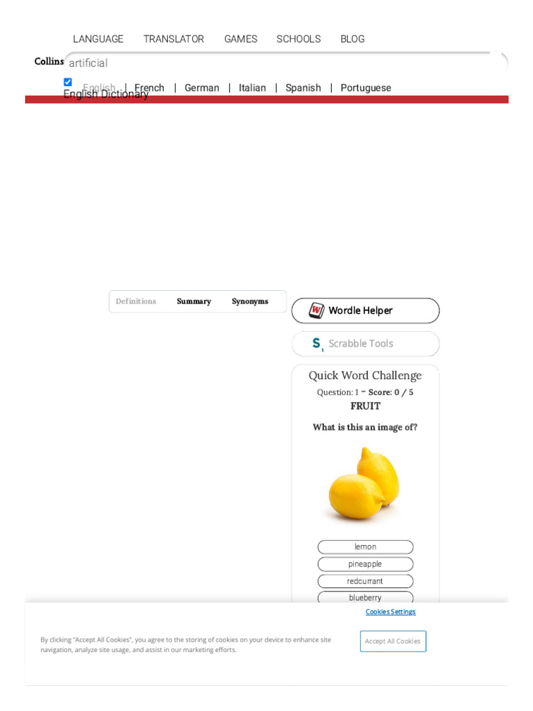 ARTIFICIAL DEFINITION AND MEANING visual data 2
