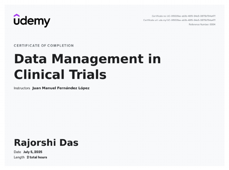 Data Management in Clinical Trials | PDF