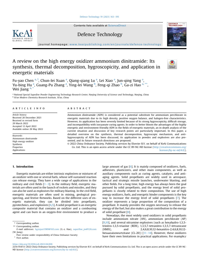 21 - ADN Types of Prilling Technologies | PDF | Adsorption | Rocket ...