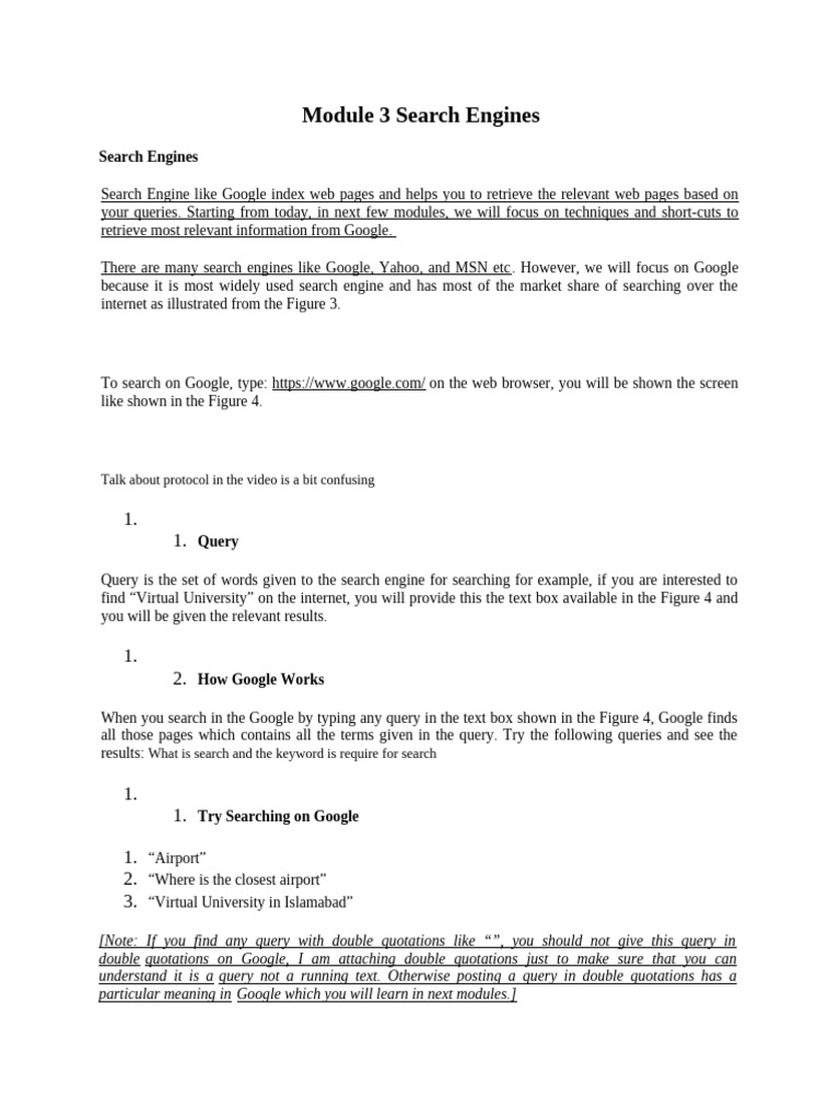 Google Search Techniques Explained | PDF | Information Retrieval ...