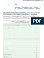 SERVIÇOS DE UTILIDADE PÚBLICA (ANATEL)