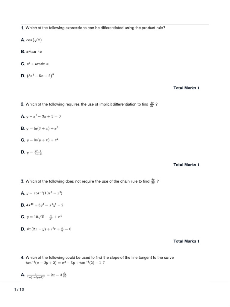 Calculus Week 8 | PDF | Function (Mathematics) | Tangent