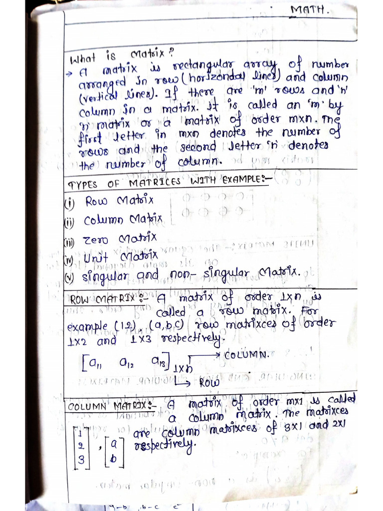Engineering Mathematics I (Part I) | PDF