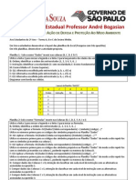 Atividade Excel Para Projetos ETEC PAB