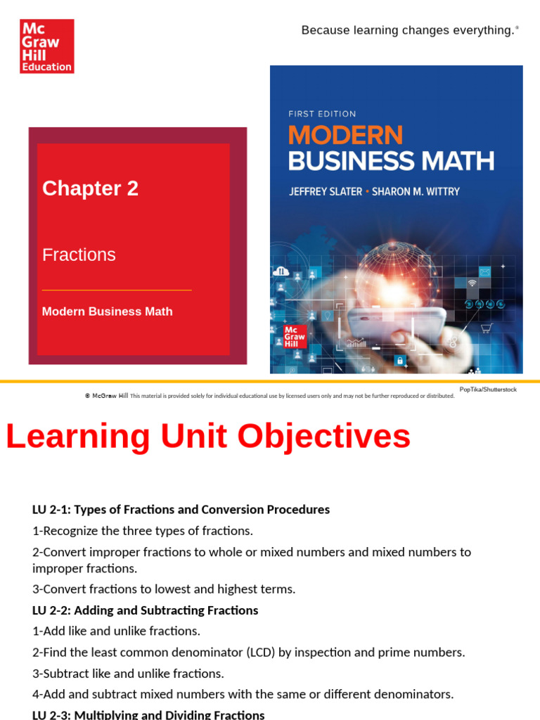 Understanding Fractions in Business Math | PDF | Discrete Mathematics ...