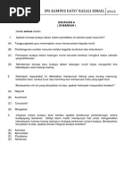 Contoh Soalan Budaya & Pembelajaran