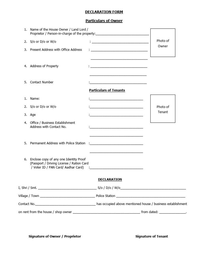 Tentative Form | PDF